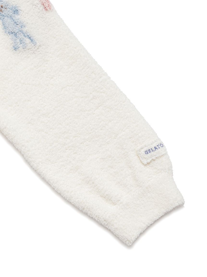 GELATO PIQUE KIDS & BABY「【KIDS】エアリーモコウォッシングアニマルジャガードパーカ」|パーカー|