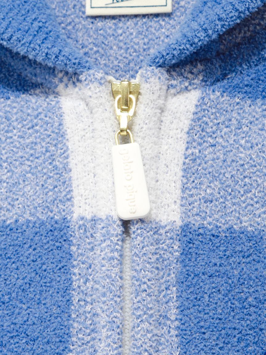 GELATO PIQUE KIDS & BABY「【KIDS】エアリーモコギンガムチェック柄パーカ」|パーカー|