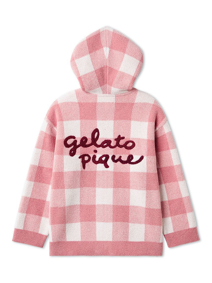 GELATO PIQUE KIDS & BABY「【KIDS】エアリーモコギンガムチェック柄パーカ」|パーカー|