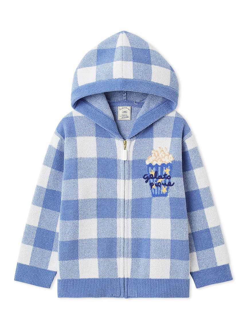 GELATO PIQUE KIDS & BABY「【KIDS】エアリーモコギンガムチェック柄パーカ」|パーカー|