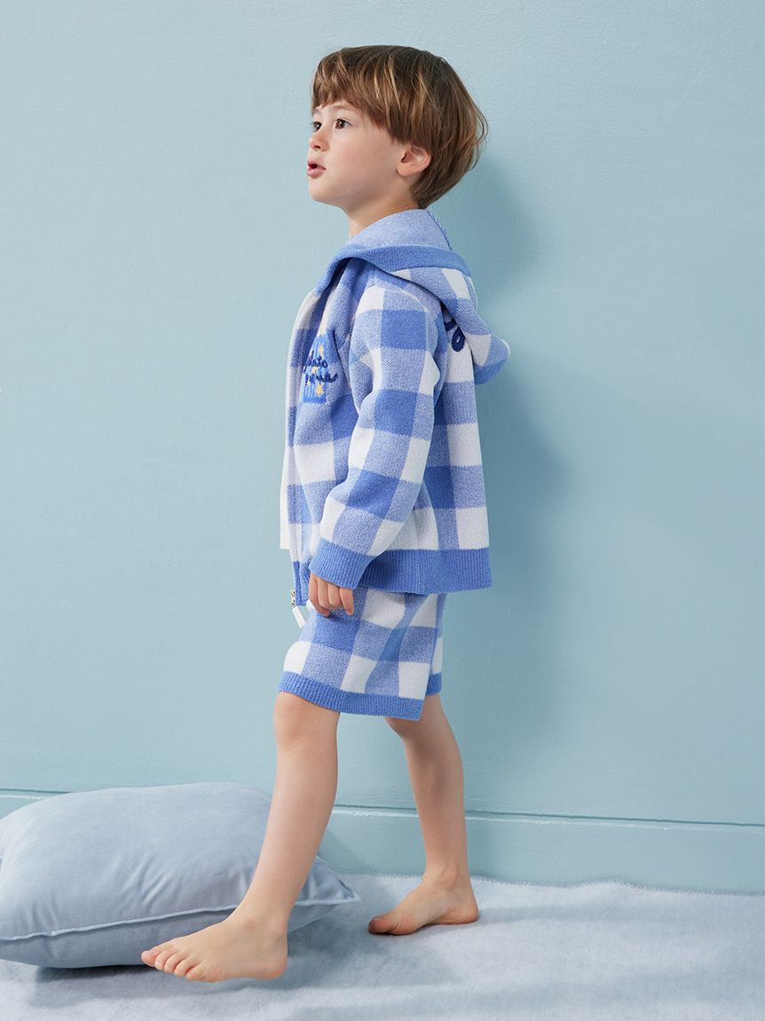 GELATO PIQUE KIDS & BABY「【KIDS】エアリーモコギンガムチェック柄パーカ」|パーカー|
