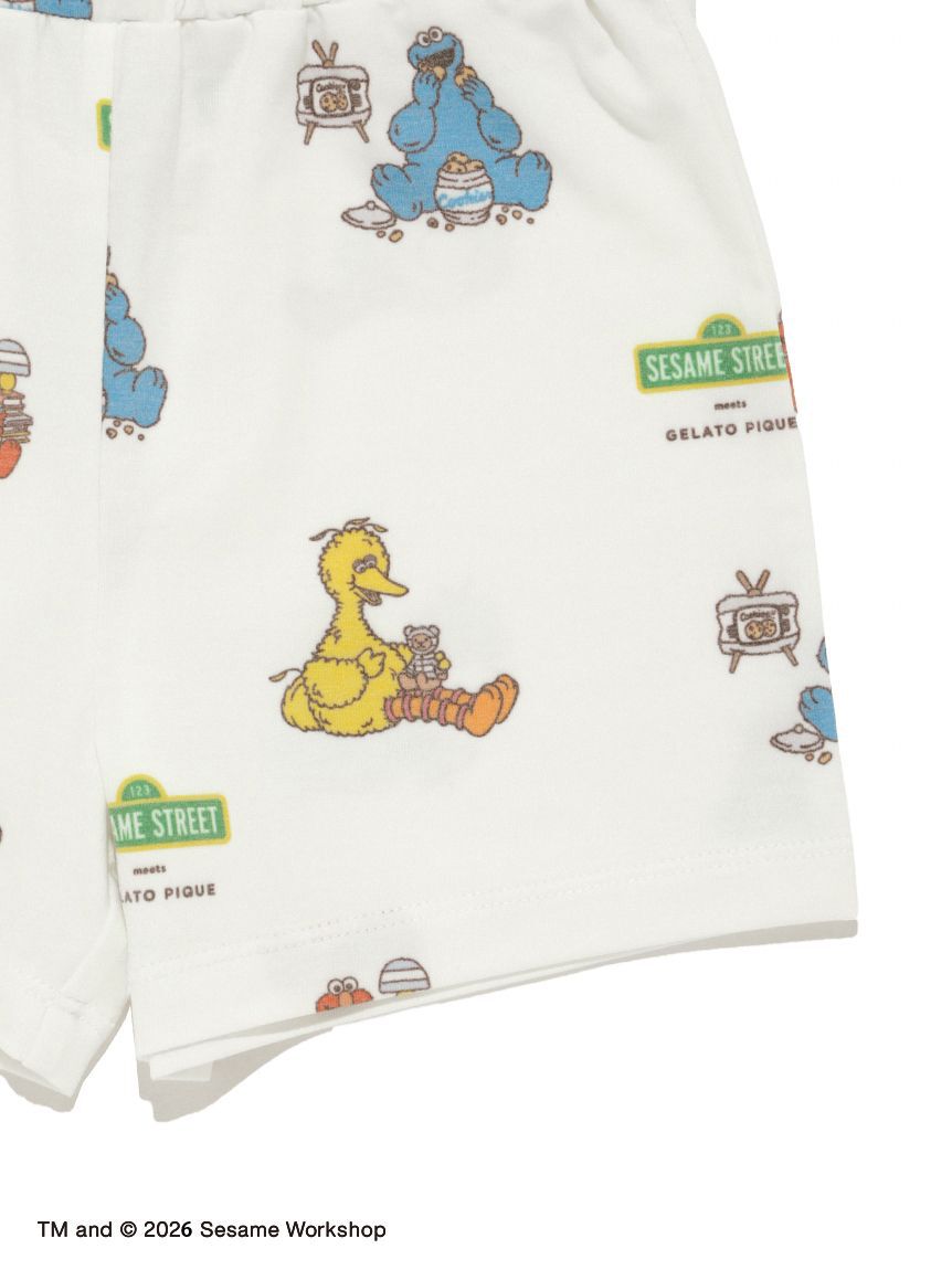 GELATO PIQUE KIDS & BABY「【SESAME STREET】【BABY】総柄ショートパンツ」|その他ベビーウェア|