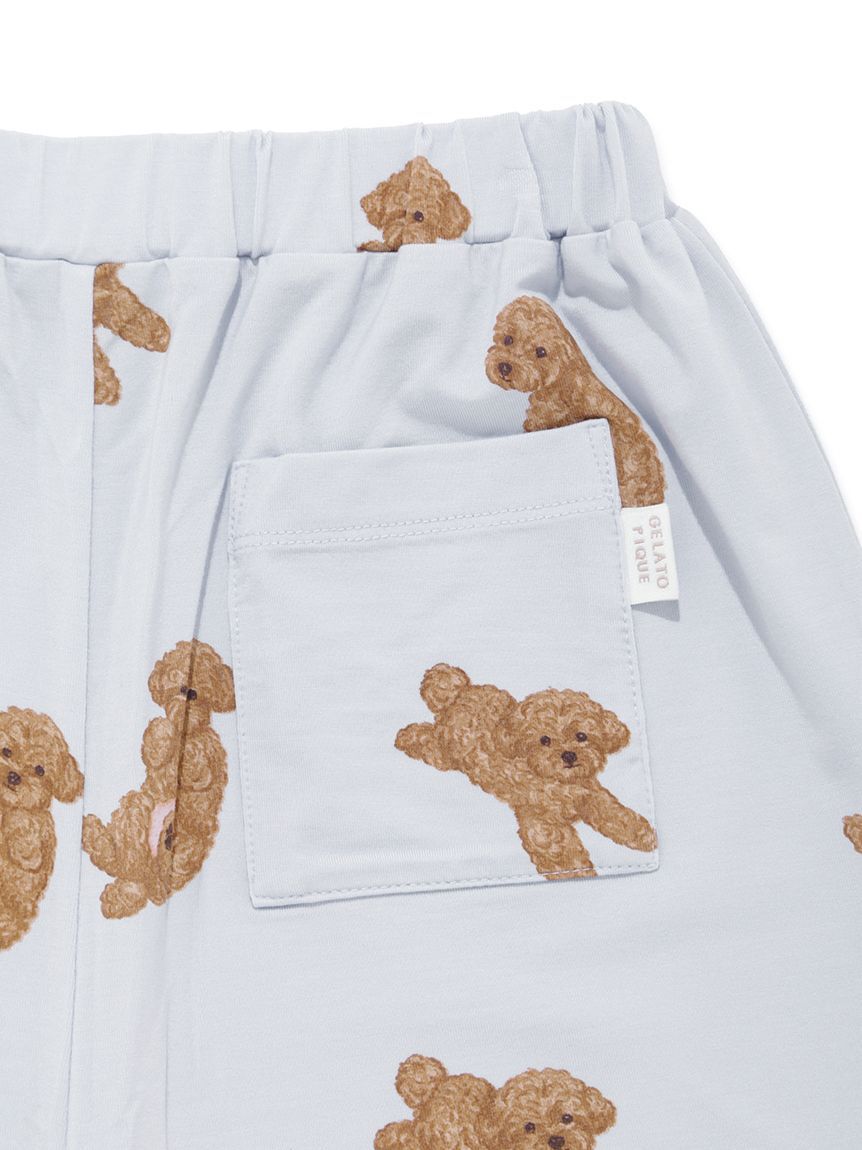 GELATO PIQUE KIDS & BABY「【JUNIOR】ドッグTシャツ&ショートパンツセット」|ルームウェア|