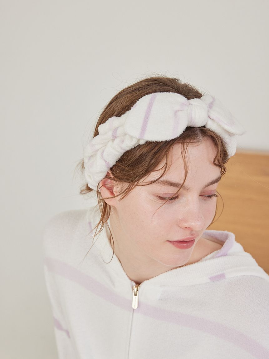 gelato pique「ウォッシャブルスムーズィーボーダーヘアバンド」|その他|LAV