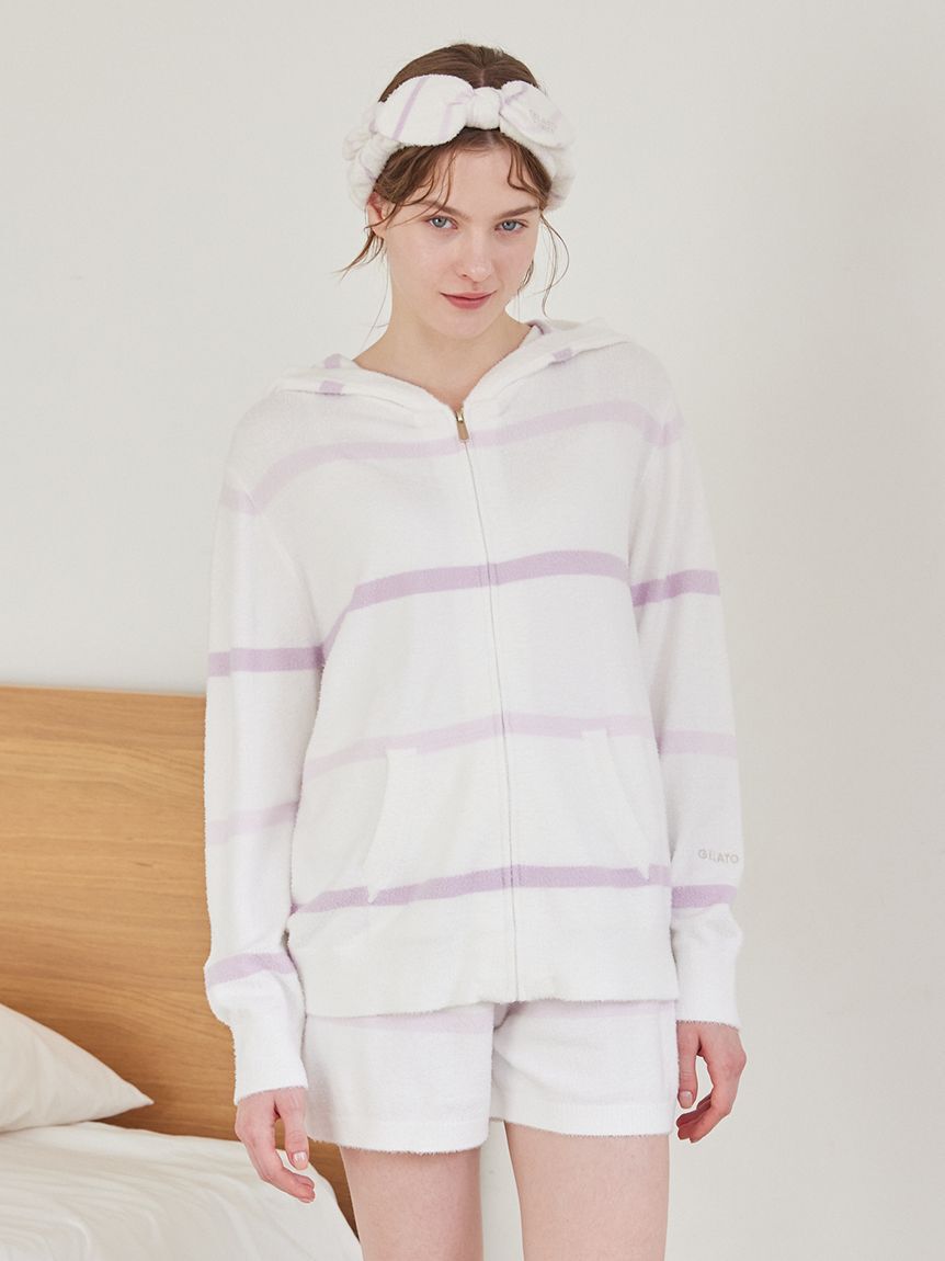 gelato pique「ウォッシャブルスムーズィーボーダーヘアバンド」|その他|