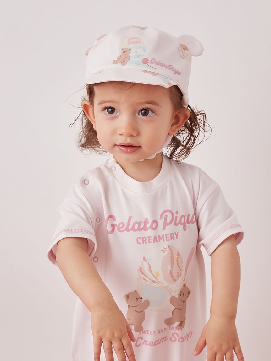 GELATO PIQUE KIDS & BABY「【BABY】アイスクリームベアワンポイントロンパース」|ロンパース|
