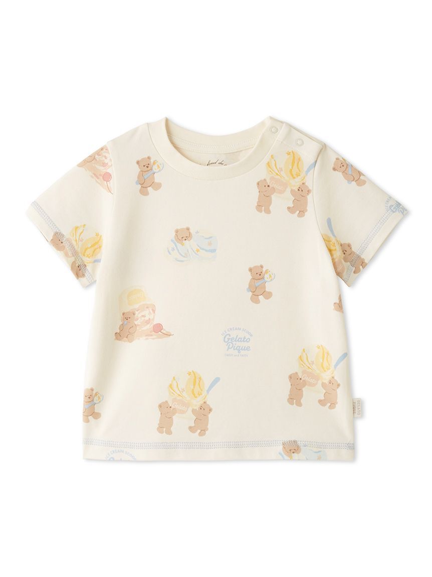 GELATO PIQUE KIDS & BABY「【BABY】アイスクリームベア柄Tシャツ」|その他ベビーウェア|