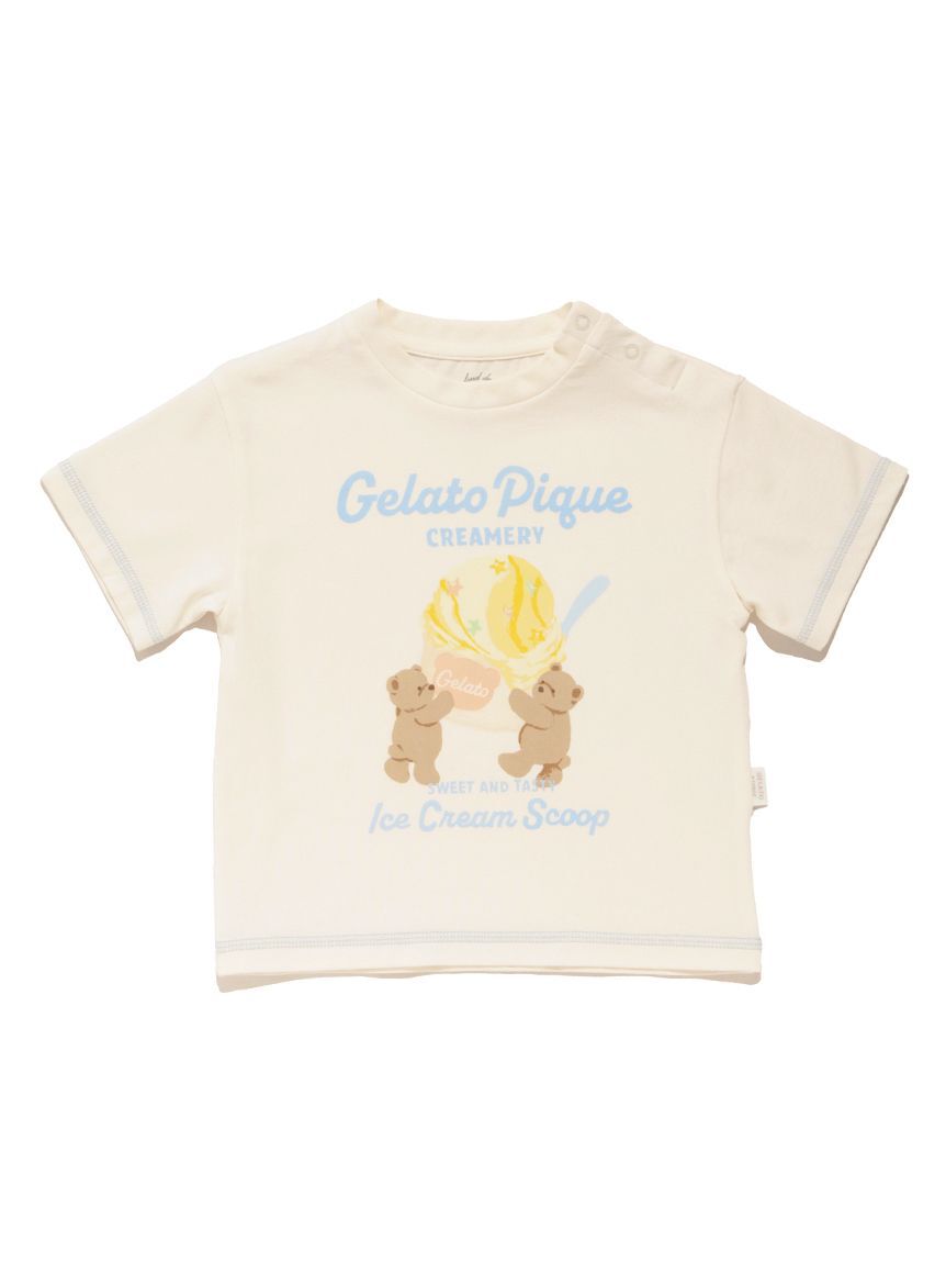 GELATO PIQUE KIDS & BABY「【BABY】アイスクリームベアワンポイントTシャツ」|その他ベビーウェア|