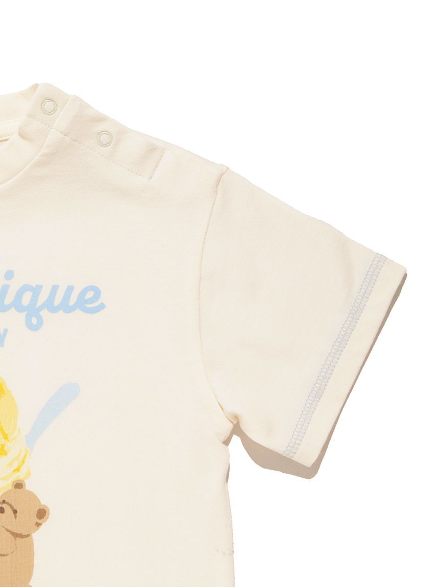 GELATO PIQUE KIDS & BABY「【BABY】アイスクリームベアワンポイントTシャツ」|その他ベビーウェア|