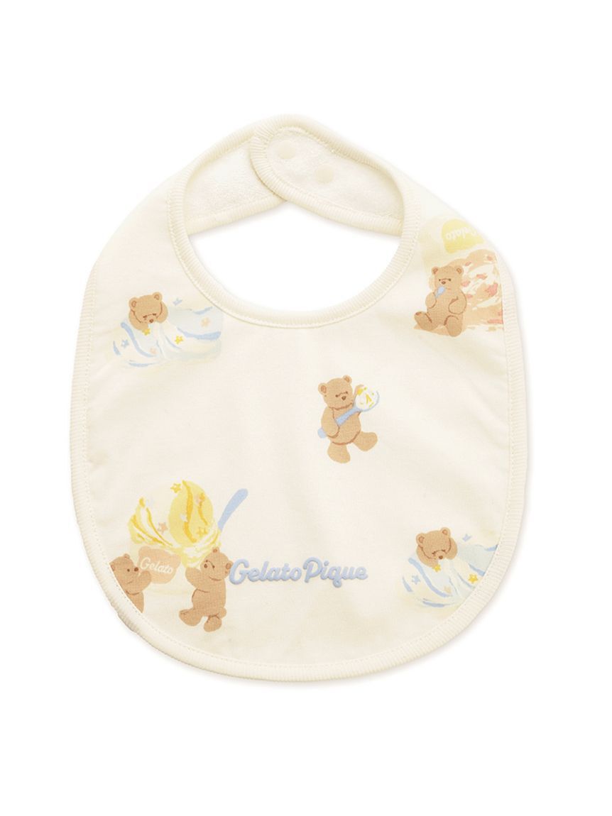 GELATO PIQUE KIDS & BABY「【BABY】アイスクリームベア柄スタイ」|スタイ|