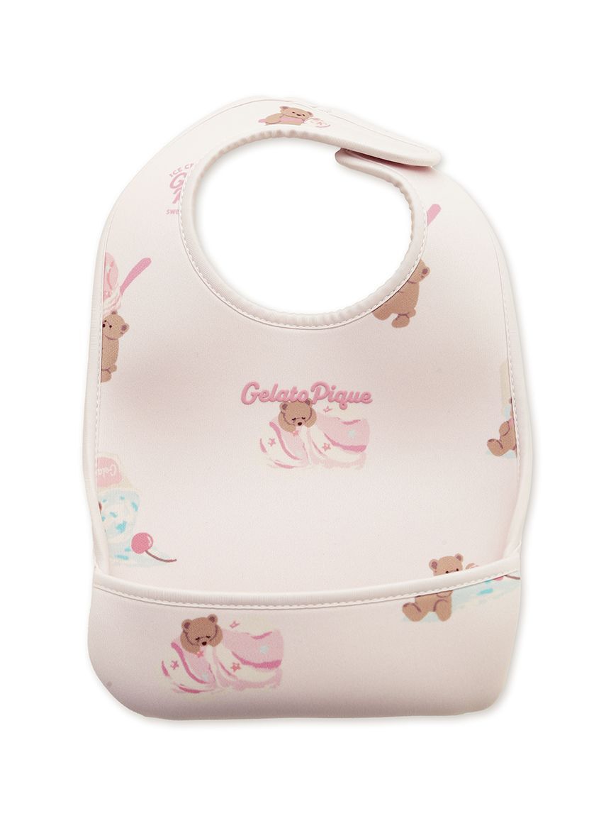 GELATO PIQUE KIDS & BABY「【BABY】アイスクリームベア柄お食事スタイ」|スタイ|