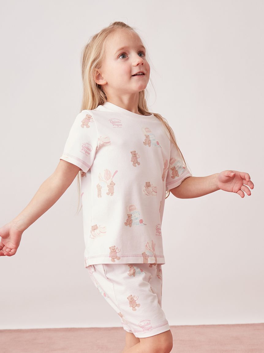 GELATO PIQUE KIDS & BABY「【KIDS】アイスクリームベア柄Tシャツ」|ルームウェア|