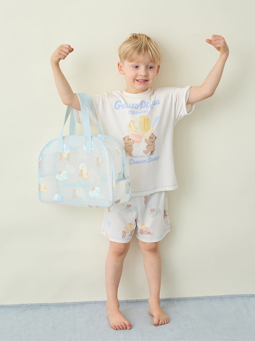 GELATO PIQUE KIDS & BABY「【KIDS】アイスクリームベアワンポイントTシャツ」|ルームウェア|