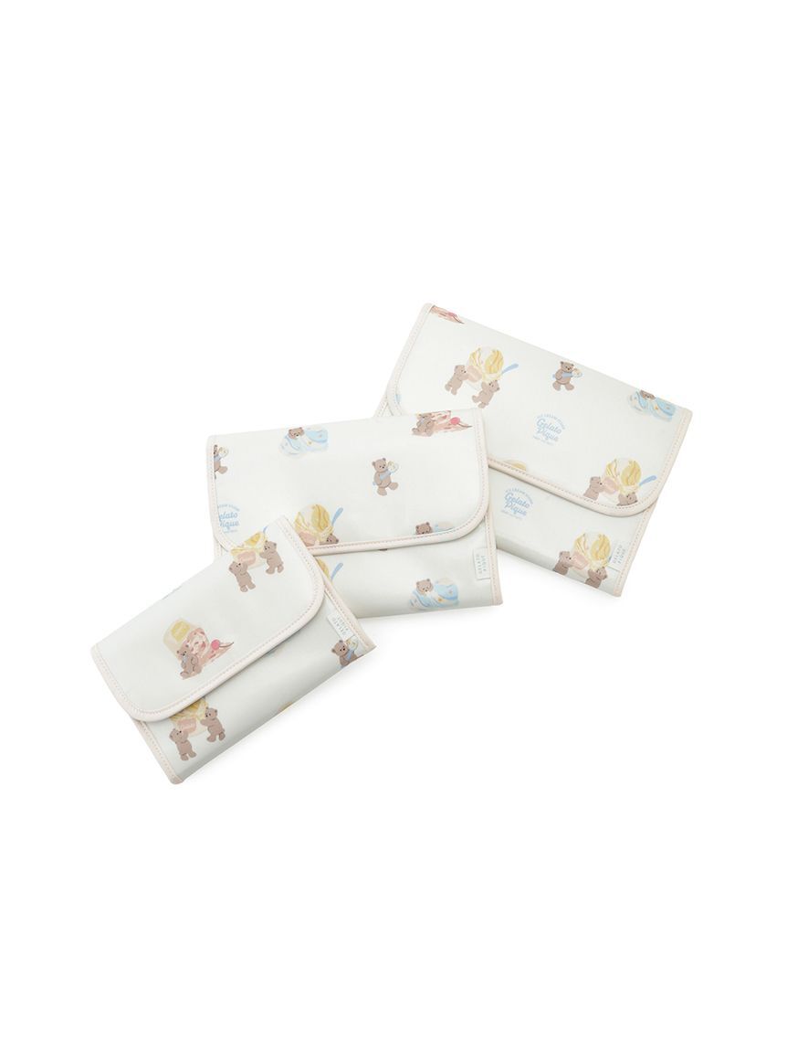 GELATO PIQUE KIDS & BABY「アイスクリームベア柄母子手帳ケースM」|マタニティ・ママグッズ|