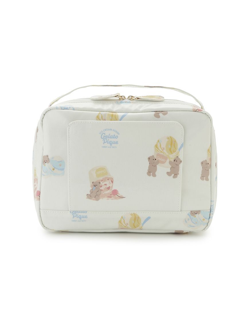 GELATO PIQUE KIDS & BABY「アイスクリームベア柄おむつポーチ」|マタニティ・ママグッズ|