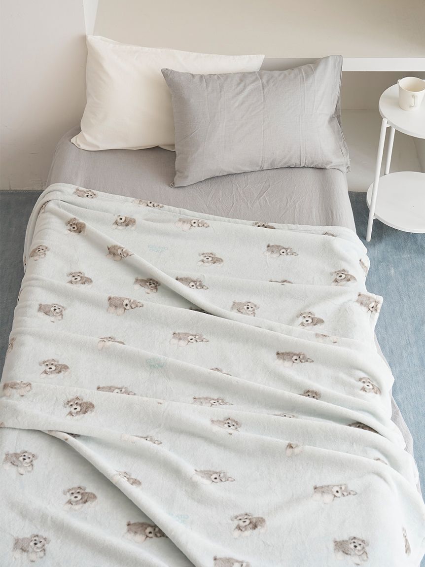 gelato pique Sleep「【Sleep】DOG柄コットン毛布」|その他|