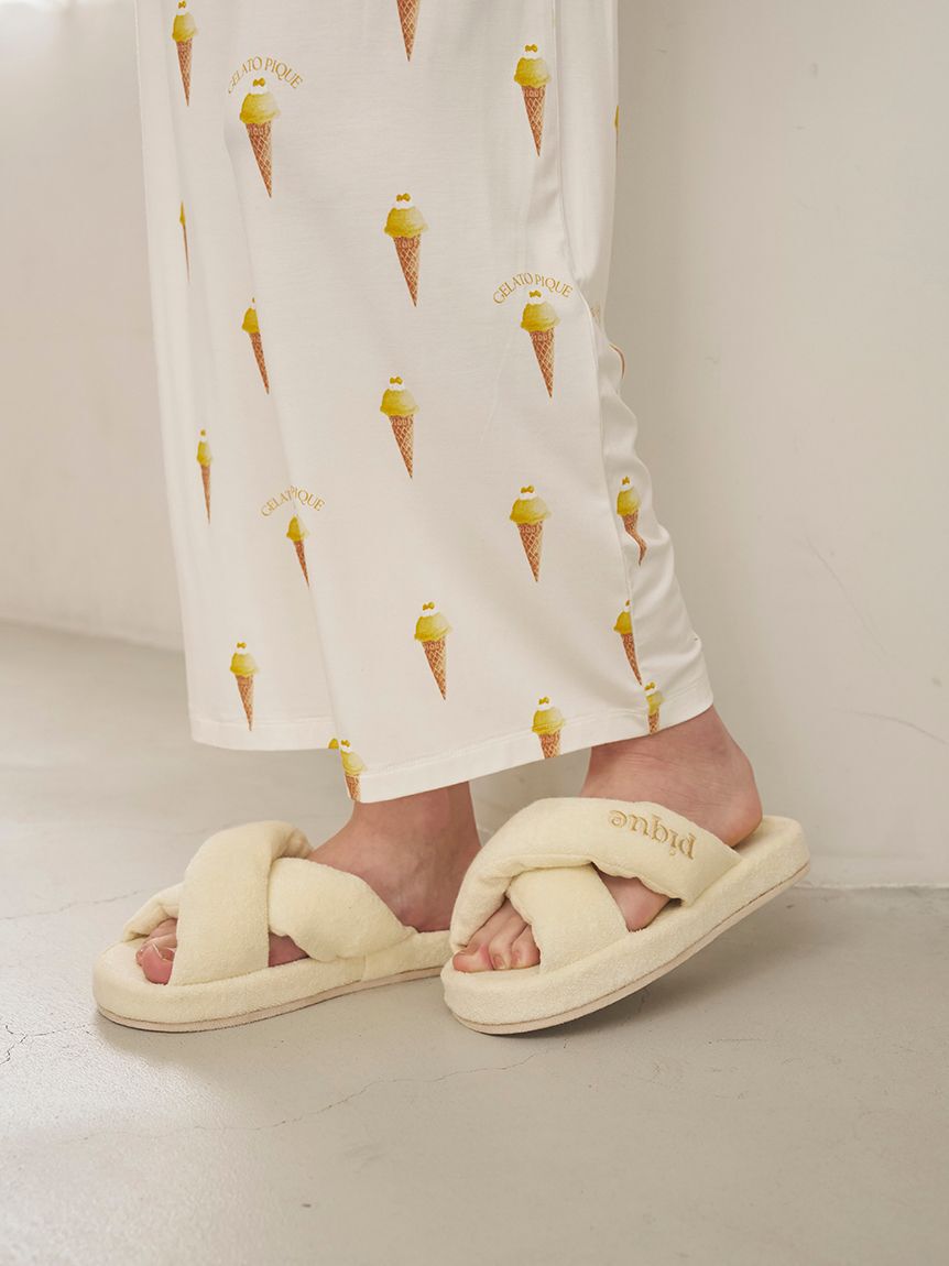 gelato pique「【接触冷感】ソルベ柄ロングパンツ」|ルームウェア|