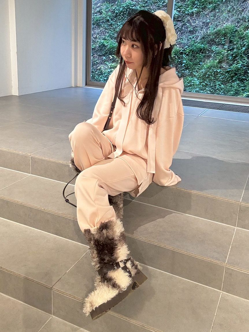 LILY BROWN「ボンディングセットアップ」|ワンピース|