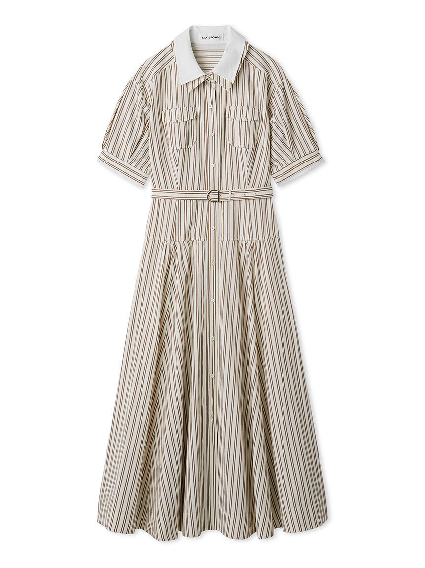 LILY BROWN「ポケットディテールシャツワンピ」|ワンピース|