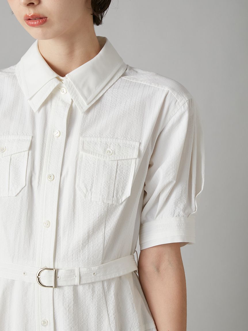 LILY BROWN「ポケットディテールシャツワンピ」|ワンピース|