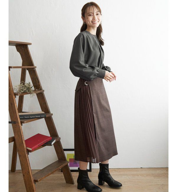 ikka「前後2WAYバンドカラーシャツ」|シャツ・ブラウス|