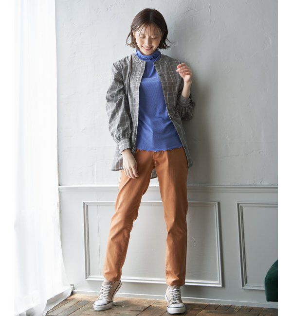 ikka「前後2WAYバンドカラーシャツ」|シャツ・ブラウス|