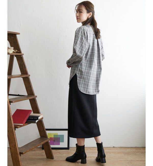 ikka「前後2WAYバンドカラーシャツ」|シャツ・ブラウス|