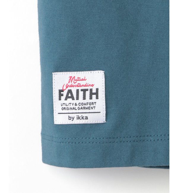 ikka kids「異素材ポケロゴプリントT（120~160cm）」|Tシャツ・カットソー|