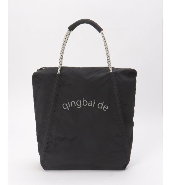 ikka「撥水ロゴ刺繍ロープトートバッグ」|その他|