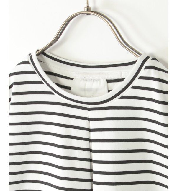 ikka kids「【親子おそろい】冷感バックシャンボーダープルオーバー（120~160cm）」|Tシャツ・カットソー|