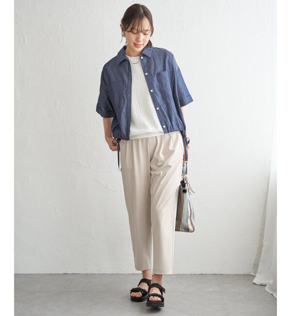 ikka「GOKU楽パンツ 冷感テーパード」|その他|