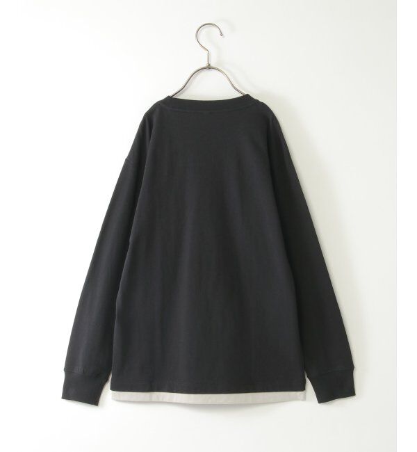 ikka kids「裾レイヤードカモフラプリントロンT（120~160cm）」|Tシャツ・カットソー|