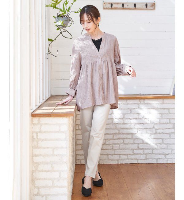 ikka「GOKU楽パンツ スリムストレート」|その他|