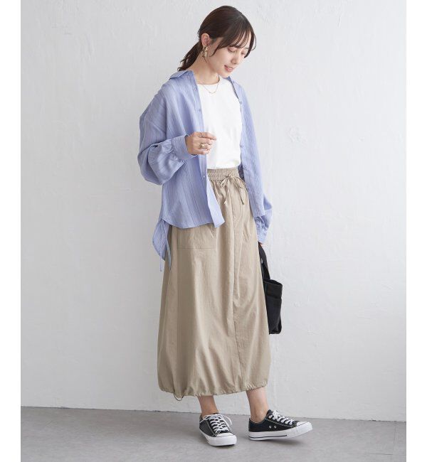 ikka「ドライテックチノベイカースカート」|スカート|