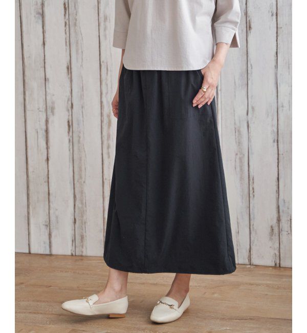 ikka「ドライテックチノベイカースカート」|スカート|