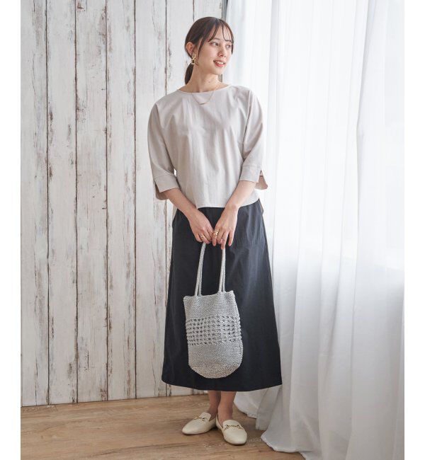 ikka「ドライテックチノベイカースカート」|スカート|