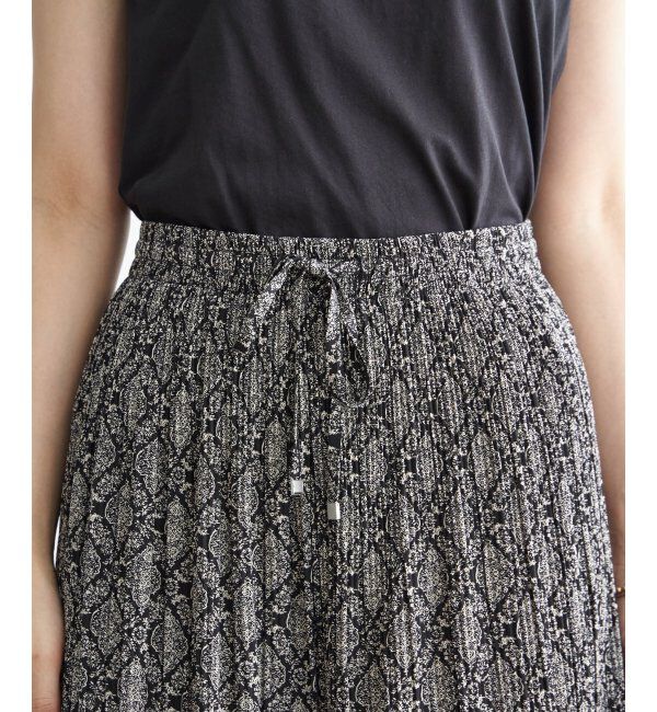 ikka「さらっとプリーツワイドパンツ」|その他|