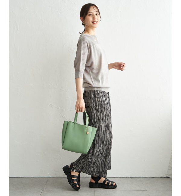 ikka「さらっとプリーツワイドパンツ」|その他|