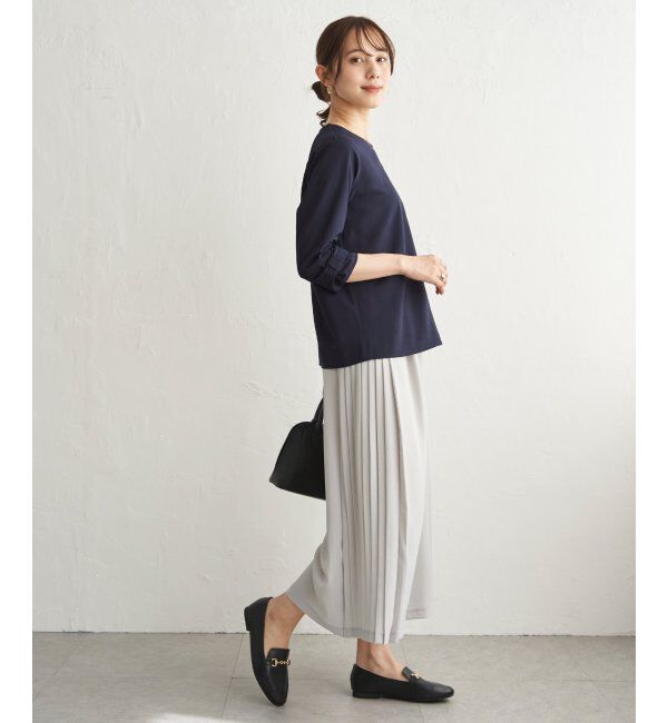 IKKA LOUNGE「冷感さらさらジョーゼットパンツ」|その他|