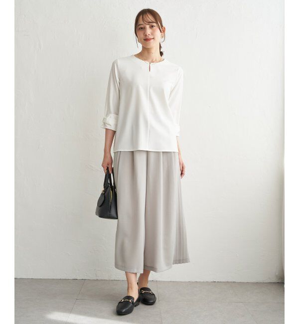 IKKA LOUNGE「冷感さらさらジョーゼットパンツ」|その他|