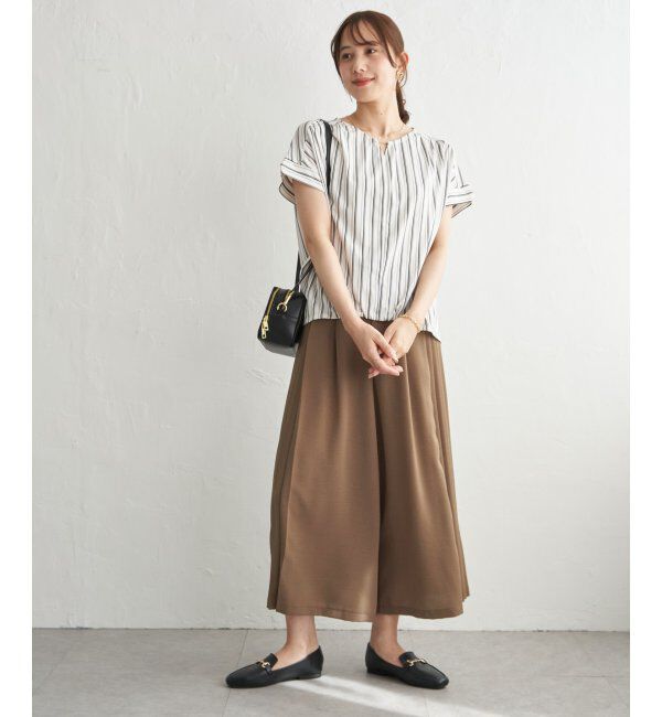 IKKA LOUNGE「冷感さらさらジョーゼットパンツ」|その他|