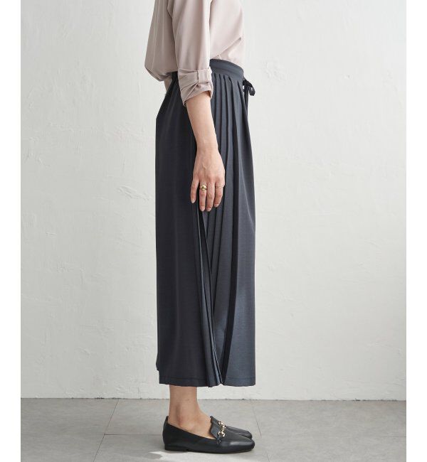 IKKA LOUNGE「冷感さらさらジョーゼットパンツ」|その他|