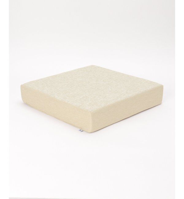 Lbc with Life「スラブ&ヘリンボンシートクッション スクエア H8cm」|クッション・クッションカバー|
