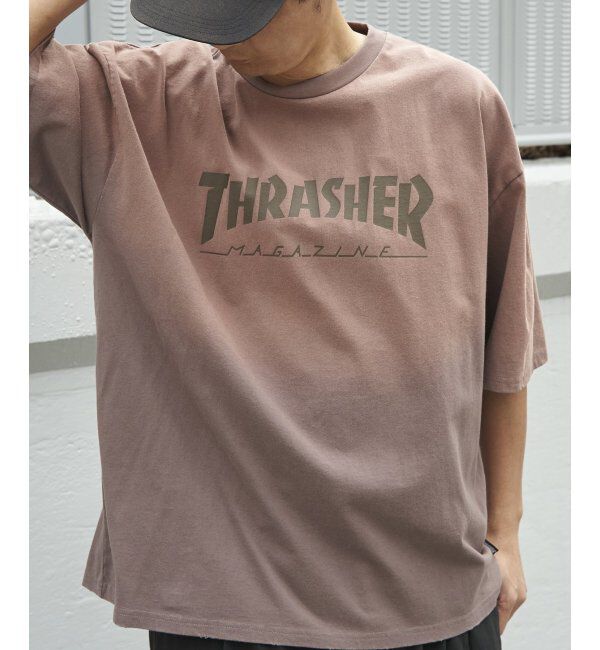 VENCE share style「THRASHER スラッシャー ヴィンテージダメージTシャツ」|Tシャツ・カットソー|