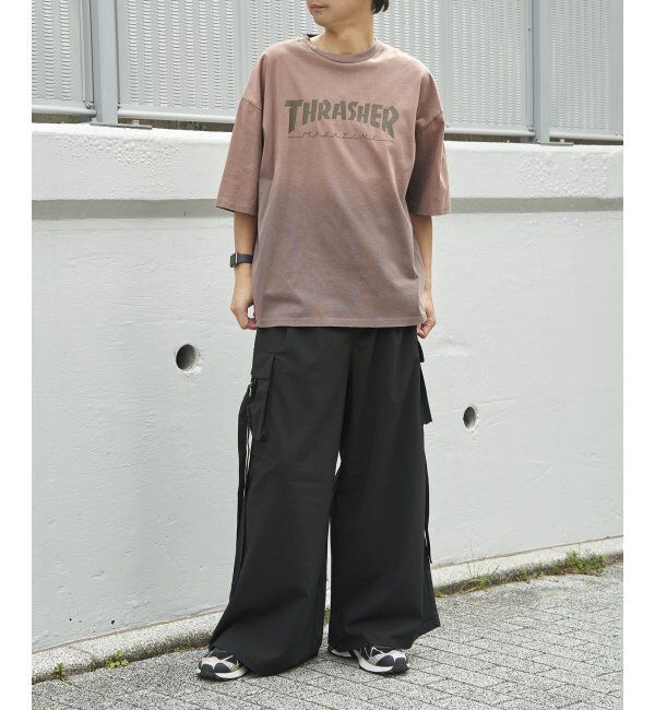 VENCE share style「THRASHER スラッシャー ヴィンテージダメージTシャツ」|Tシャツ・カットソー|