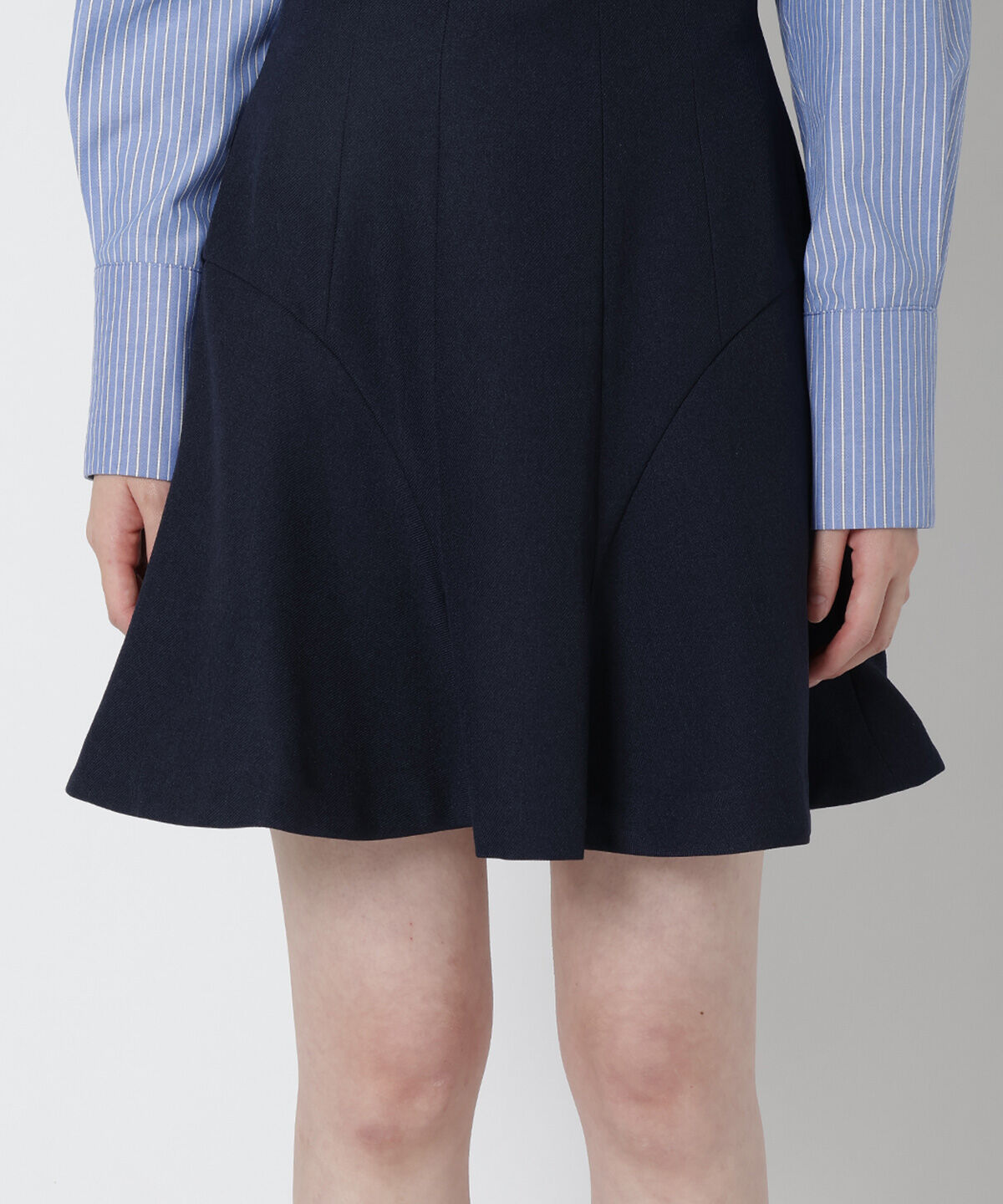 REDYAZEL「ハイウエストミニスカート」|フレア|