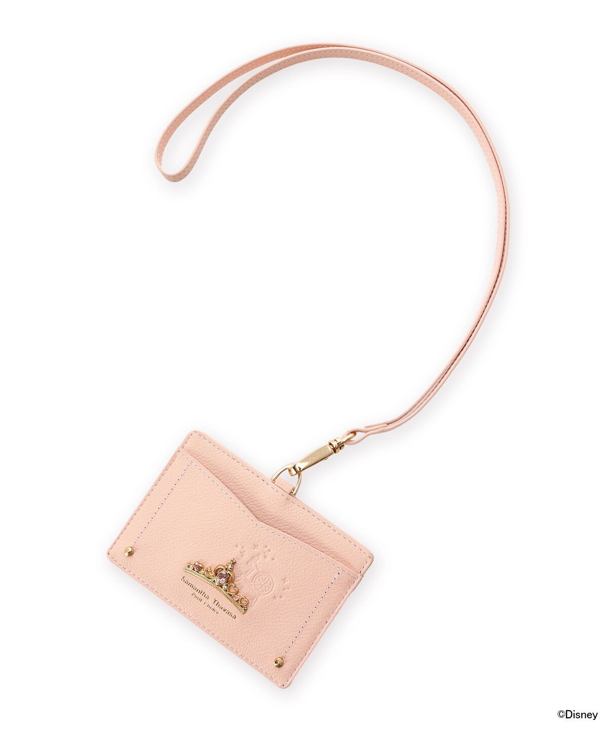 Samantha Thavasa Petit Choice「「ディズニープリンセスコレクション」IDケース」|名刺入れ・カードケース|ピンク