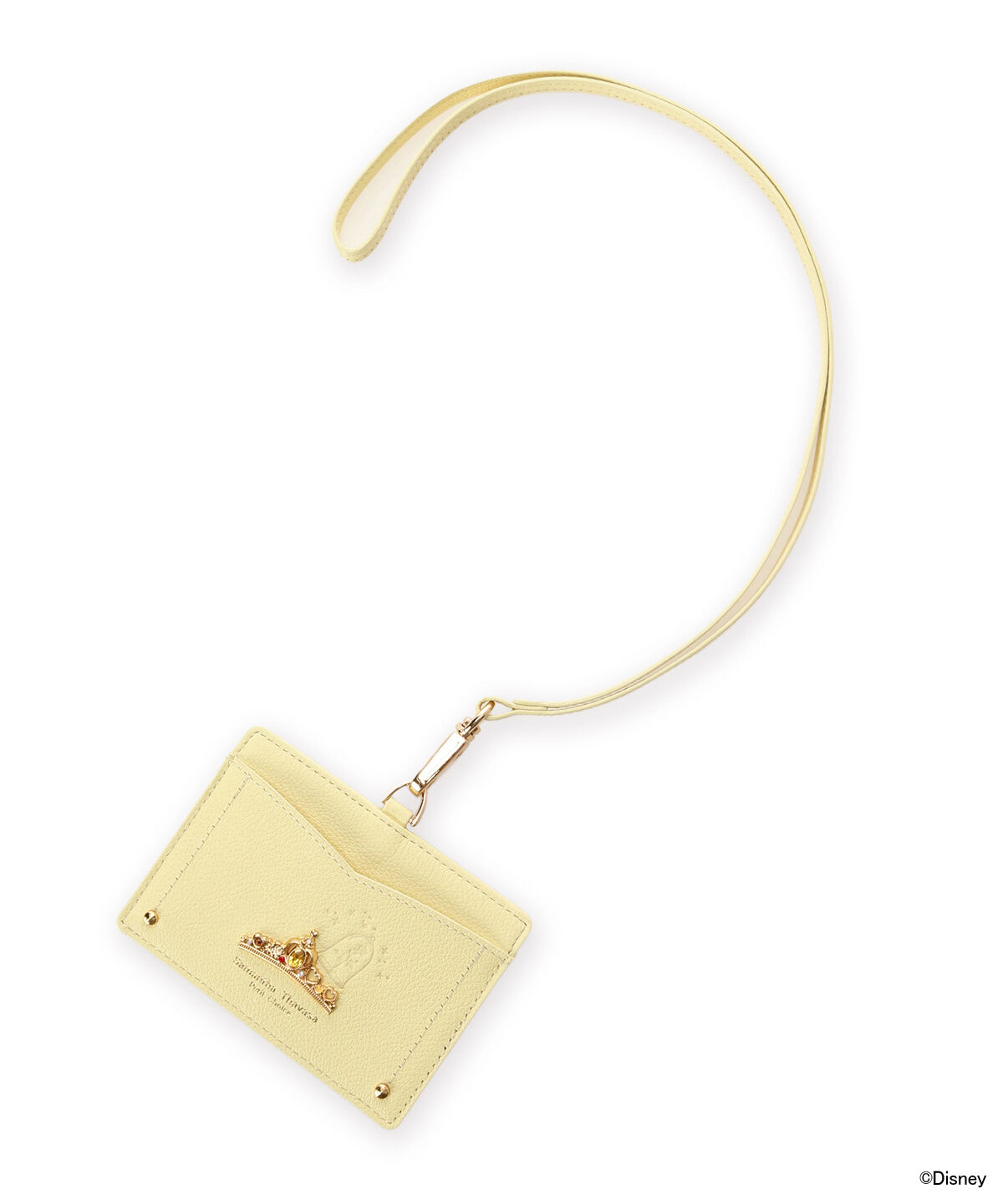 Samantha Thavasa Petit Choice「「ディズニープリンセスコレクション」IDケース」|名刺入れ・カードケース|イエロー