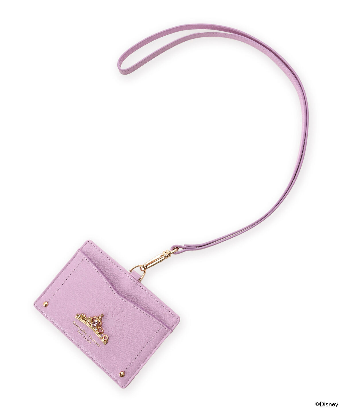 Samantha Thavasa Petit Choice「「ディズニープリンセスコレクション」IDケース」|名刺入れ・カードケース|ラベンダー