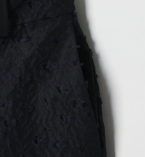 UNITED ARROWS「フラワー カットジャガード テーパードパンツ」|スラックス|